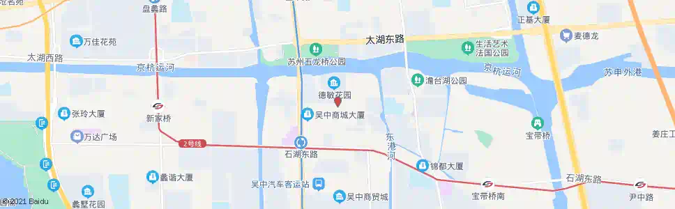 苏州白云街南_公交站地图_苏州公交_妙搜公交查询2025