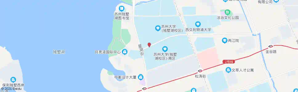 苏州苏大独墅湖校区西_公交站地图_苏州公交_妙搜公交查询2025