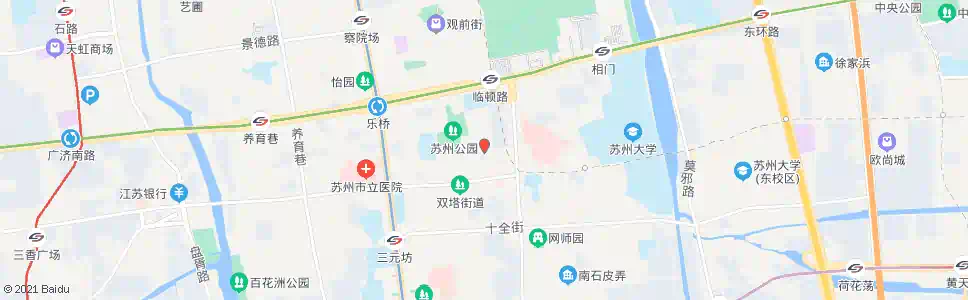 苏州民治路_公交站地图_苏州公交_妙搜公交查询2025