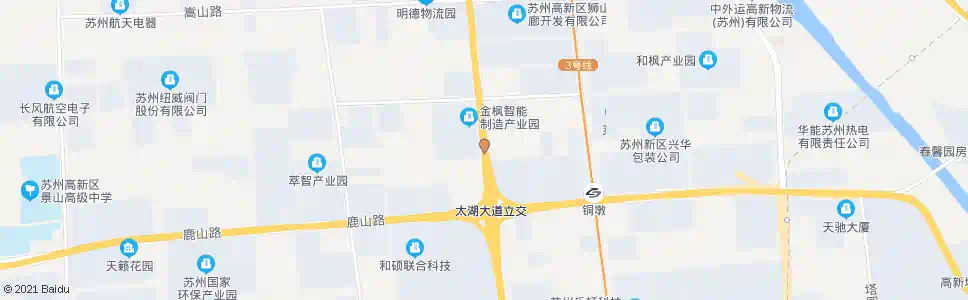 苏州金枫路泰山路南_公交站地图_苏州公交_妙搜公交查询2025
