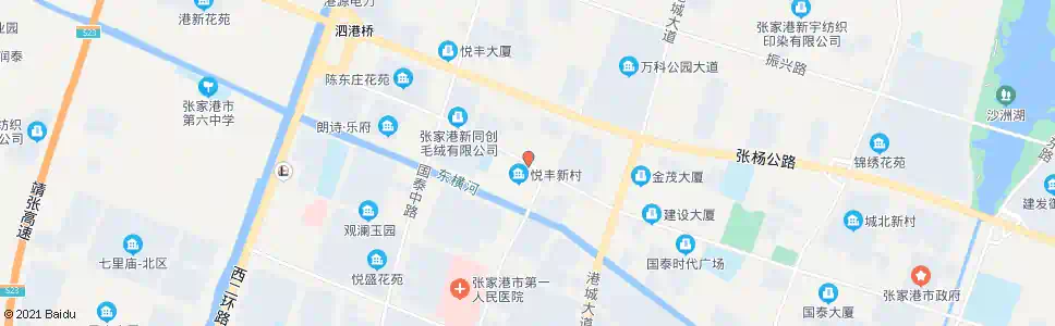 苏州悦丰新村_公交站地图_苏州公交_妙搜公交查询2025