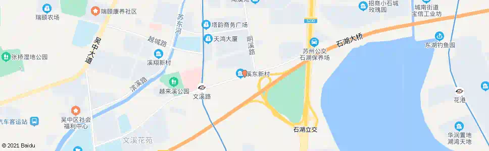 苏州溪东新村一区_公交站地图_苏州公交_妙搜公交查询2025
