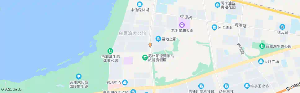 苏州星湖街唯青路北_公交站地图_苏州公交_妙搜公交查询2025