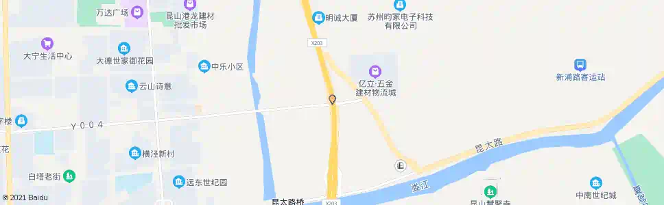 苏州萧林路黄浦江路_公交站地图_苏州公交_妙搜公交查询2025