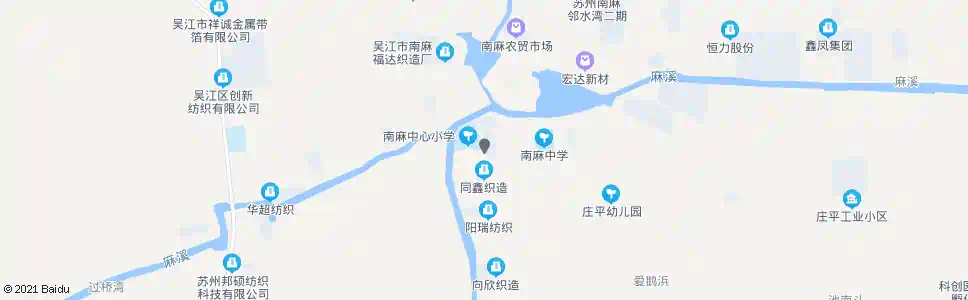 苏州南麻中心小学_公交站地图_苏州公交_妙搜公交查询2025