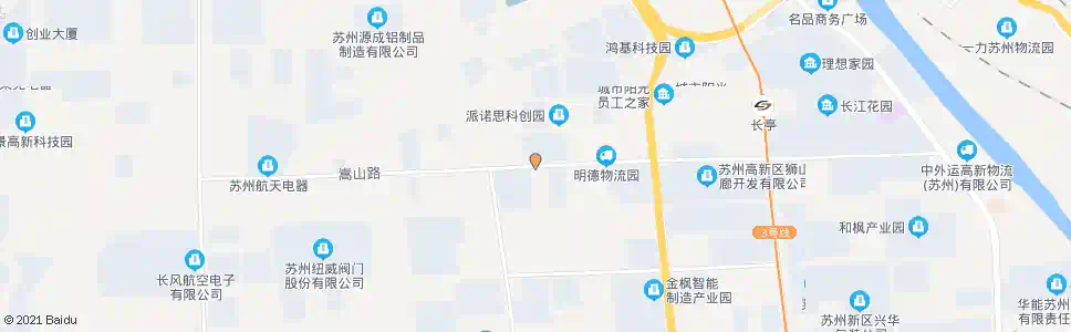 苏州嵩山路星丰路西_公交站地图_苏州公交_妙搜公交查询2025