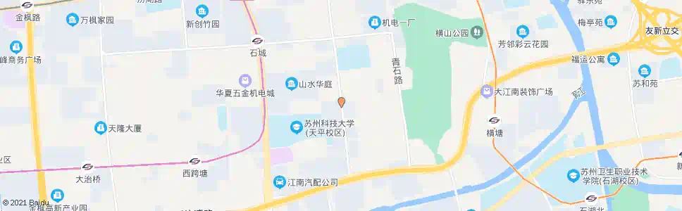 苏州新旅城花园_公交站地图_苏州公交_妙搜公交查询2025