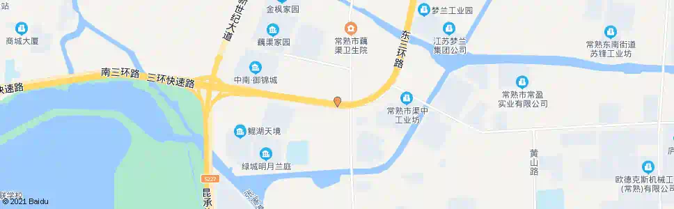 苏州南三环常昆路口_公交站地图_苏州公交_妙搜公交查询2025
