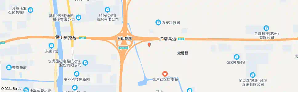 苏州戈湾村_公交站地图_苏州公交_妙搜公交查询2025