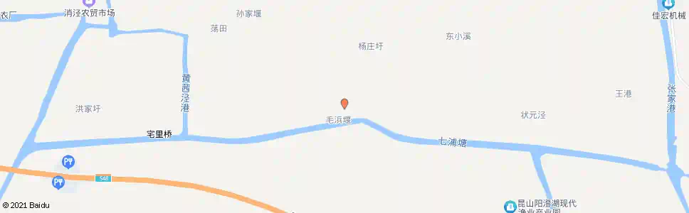 苏州毛浜堰_公交站地图_苏州公交_妙搜公交查询2025