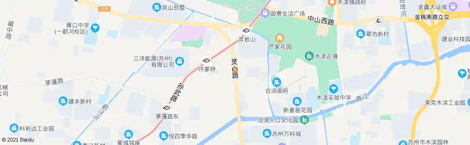 苏州灵山路10号_公交站地图_苏州公交_妙搜公交查询2025