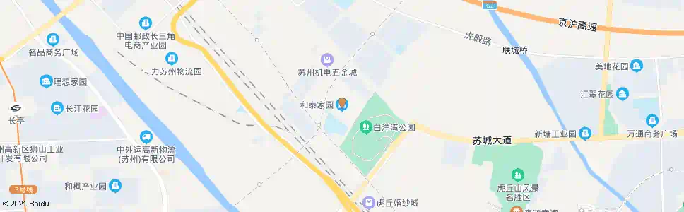 苏州和泰家园西_公交站地图_苏州公交_妙搜公交查询2025