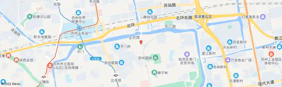 苏州齐门_公交站地图_苏州公交_妙搜公交查询2025