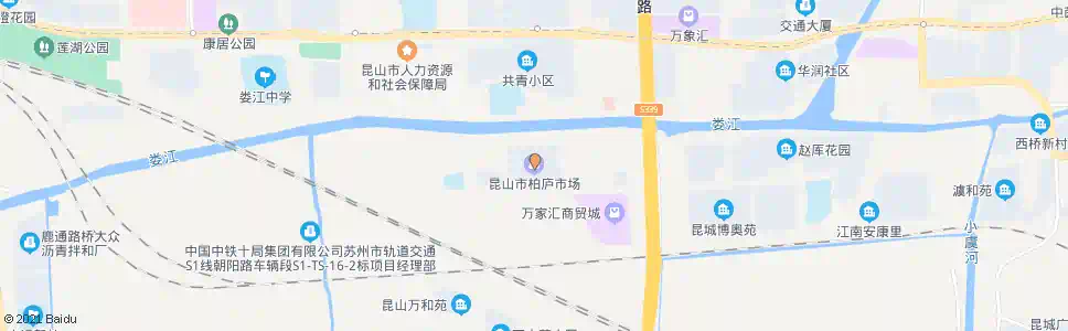 苏州柏庐批发市场_公交站地图_苏州公交_妙搜公交查询2025