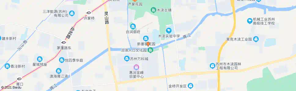 苏州新姜窑花园_公交站地图_苏州公交_妙搜公交查询2025