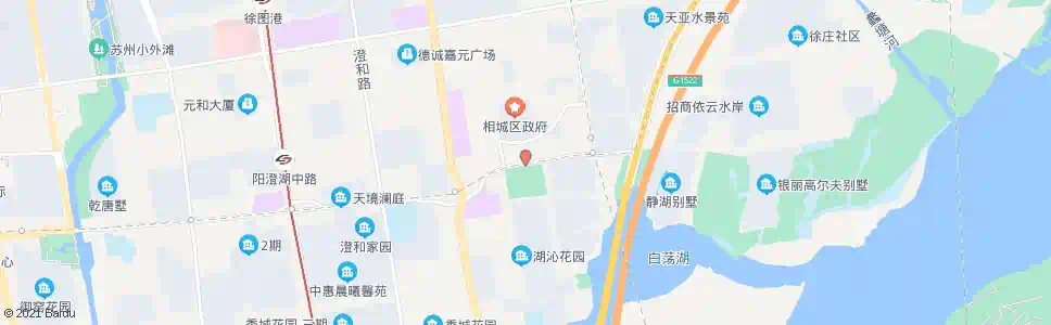 苏州相城区行政中心南_公交站地图_苏州公交_妙搜公交查询2025