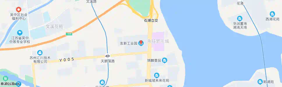 苏州友新工业园_公交站地图_苏州公交_妙搜公交查询2025