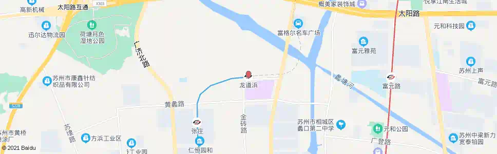 苏州龙道浜_公交站地图_苏州公交_妙搜公交查询2025