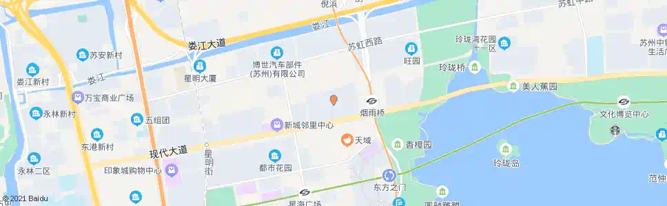 苏州新加花园西_公交站地图_苏州公交_妙搜公交查询2025