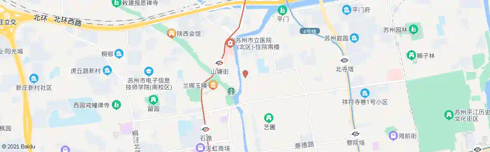 苏州阊门横街_公交站地图_苏州公交_妙搜公交查询2025