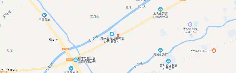 苏州泰西村_公交站地图_苏州公交_妙搜公交查询2025