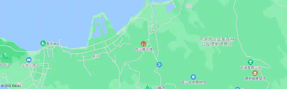 苏州堂里西山雕花楼_公交站地图_苏州公交_妙搜公交查询2025