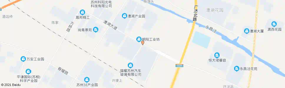 苏州漕湖大道汤浜路东_公交站地图_苏州公交_妙搜公交查询2025