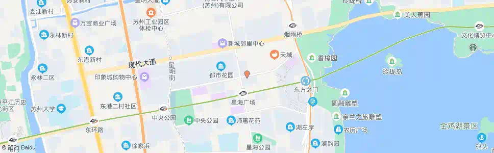 苏州都市花园南_公交站地图_苏州公交_妙搜公交查询2025