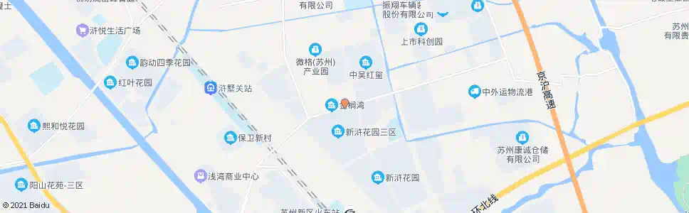 苏州金榈湾_公交站地图_苏州公交_妙搜公交查询2025