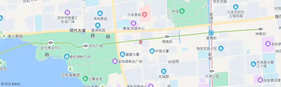 苏州园区行政中心_公交站地图_苏州公交_妙搜公交查询2025