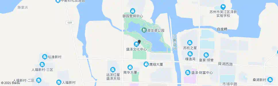 苏州潜龙渠公园_公交站地图_苏州公交_妙搜公交查询2025