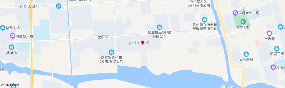 苏州港田工业坊_公交站地图_苏州公交_妙搜公交查询2025