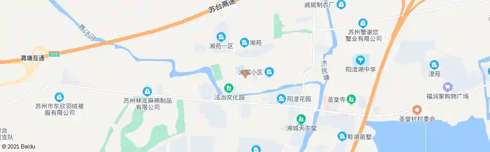 苏州湘城小学_公交站地图_苏州公交_妙搜公交查询2025