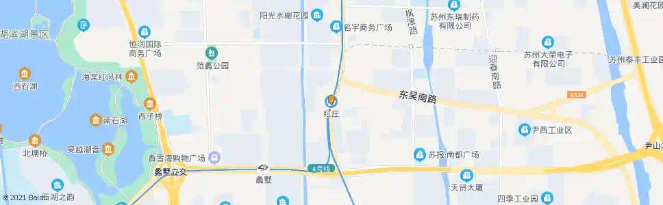 苏州红庄_公交站地图_苏州公交_妙搜公交查询2025