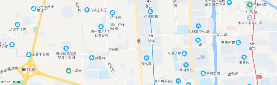 苏州姚祥村_公交站地图_苏州公交_妙搜公交查询2025