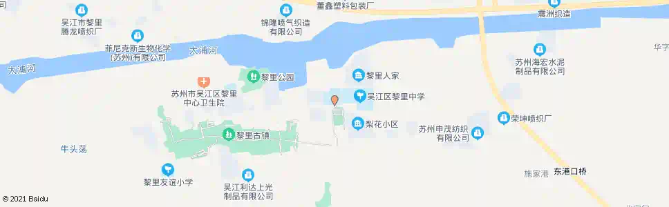 苏州黎里小学_公交站地图_苏州公交_妙搜公交查询2025