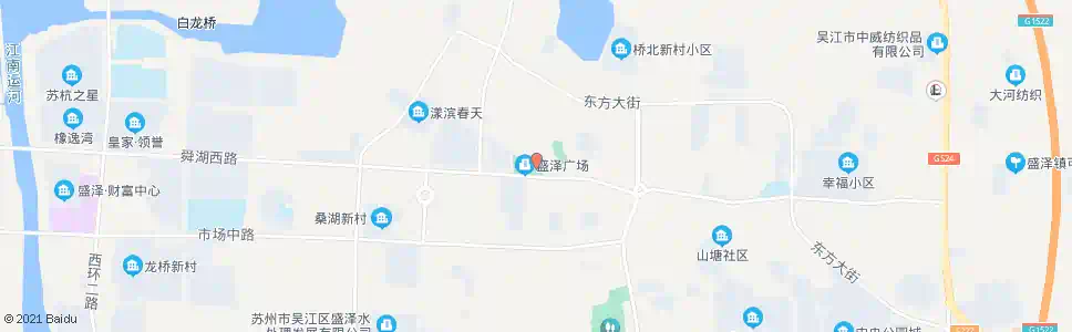 苏州盛泽广场_公交站地图_苏州公交_妙搜公交查询2025