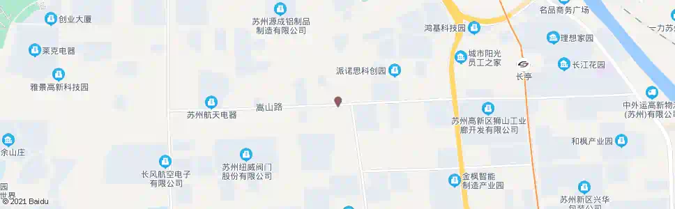 苏州嵩山路湘江路西_公交站地图_苏州公交_妙搜公交查询2025