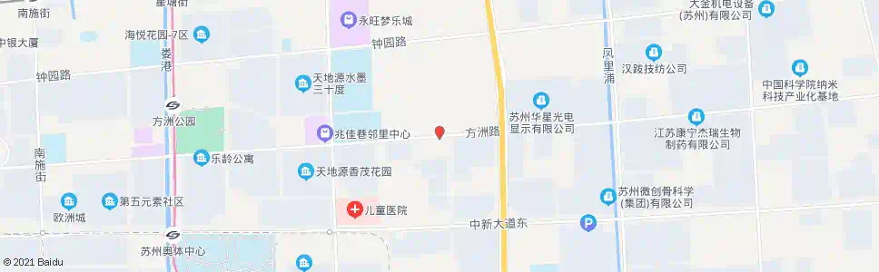 苏州方洲路榭雨街西_公交站地图_苏州公交_妙搜公交查询2025