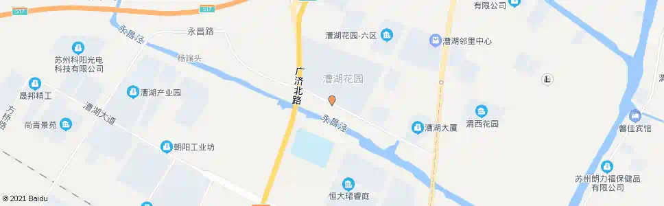苏州漕湖花园南_公交站地图_苏州公交_妙搜公交查询2025