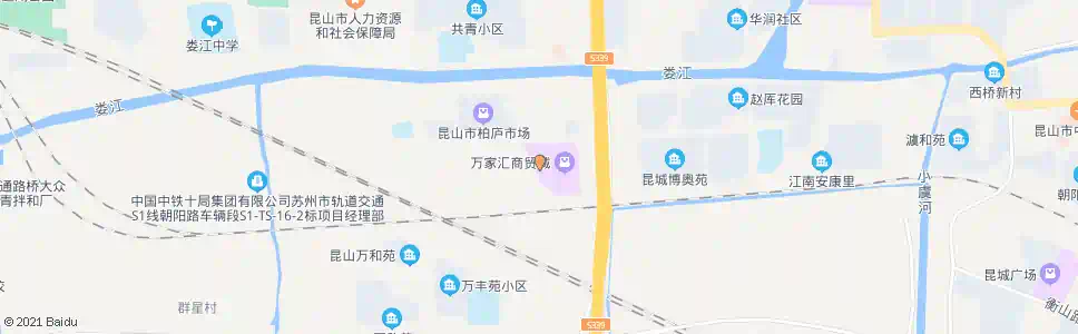苏州万家汇商贸城_公交站地图_苏州公交_妙搜公交查询2025