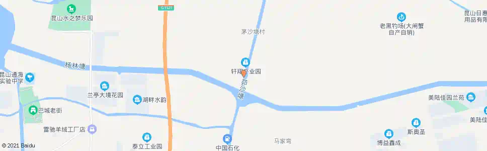 苏州茅沙塘_公交站地图_苏州公交_妙搜公交查询2025