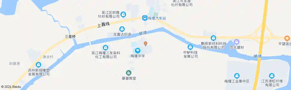苏州梅堰中学_公交站地图_苏州公交_妙搜公交查询2025