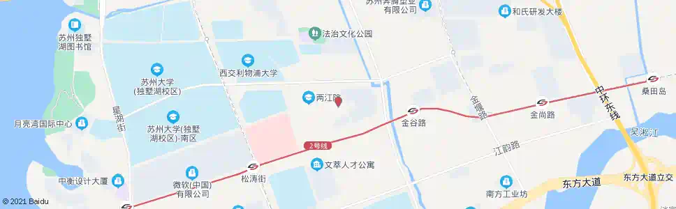 苏州科教人才市场_公交站地图_苏州公交_妙搜公交查询2025