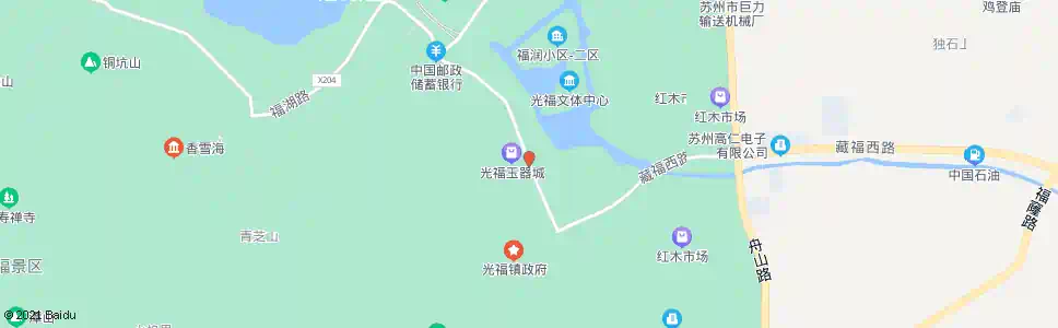 苏州光福工艺街_公交站地图_苏州公交_妙搜公交查询2025