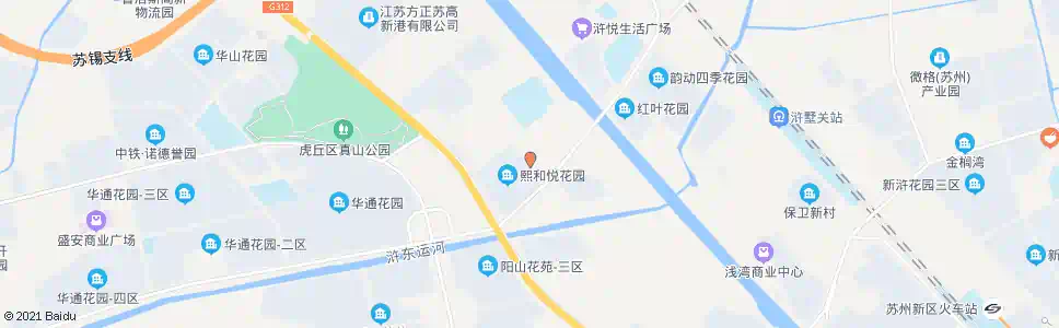 苏州虎疁路北津路北_公交站地图_苏州公交_妙搜公交查询2025