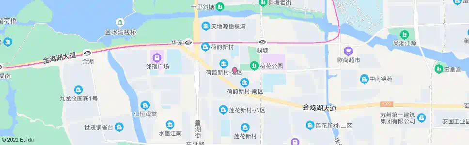 苏州荷韵新村_公交站地图_苏州公交_妙搜公交查询2025