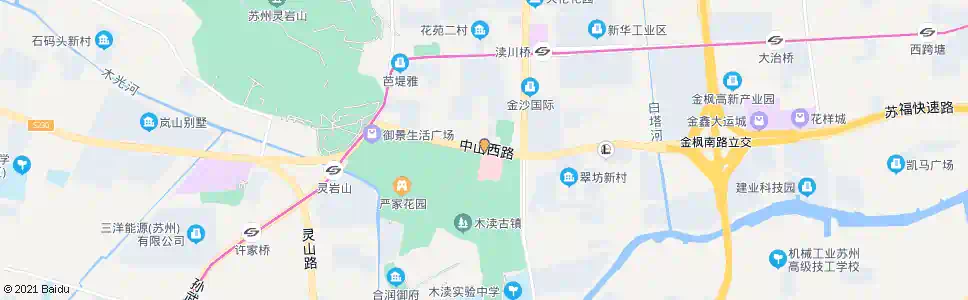 苏州木渎人民医院2_公交站地图_苏州公交_妙搜公交查询2025