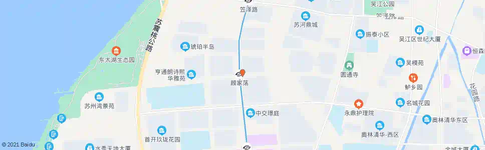 苏州顾家荡路秋枫街口_公交站地图_苏州公交_妙搜公交查询2025