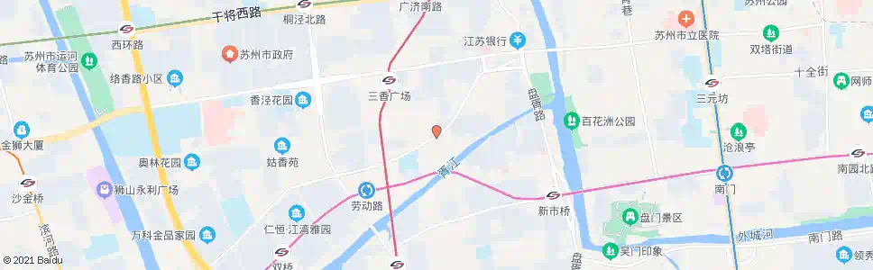 苏州华泰家园_公交站地图_苏州公交_妙搜公交查询2025